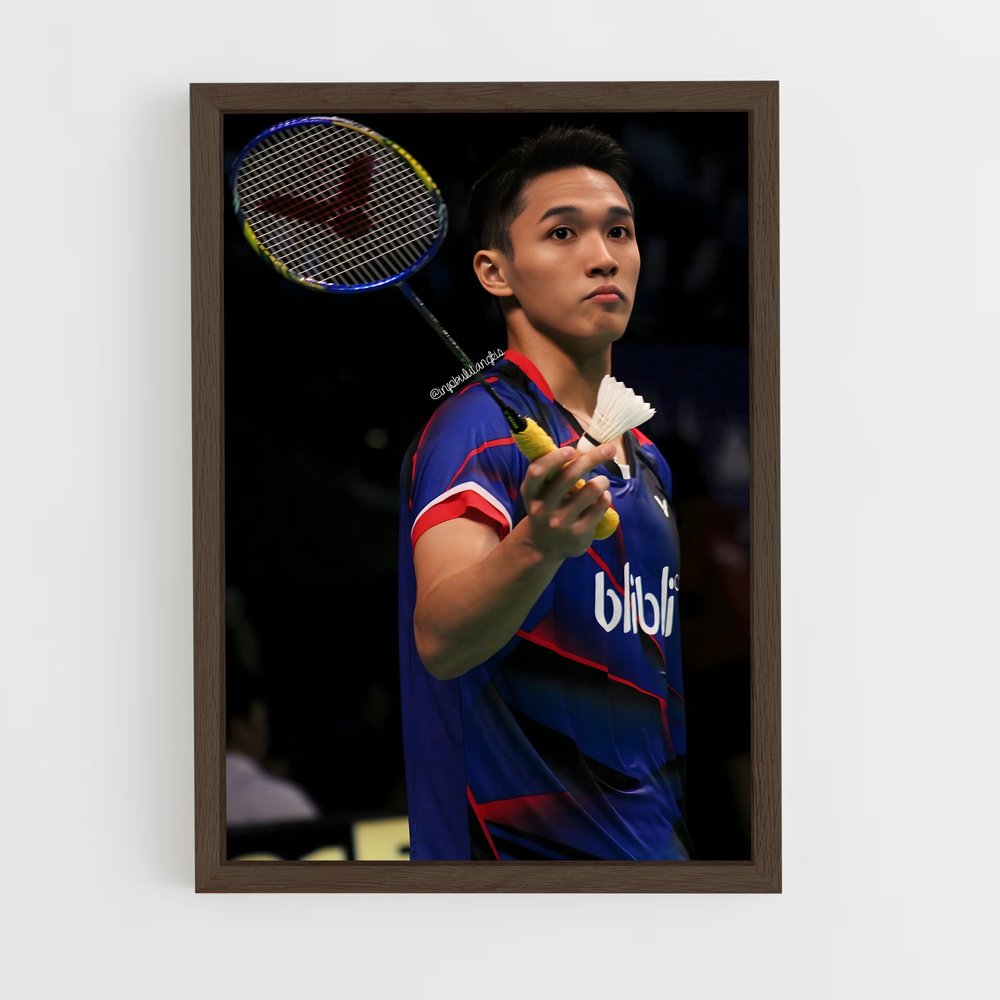 Poster Jonatan christie – affiche Badminton (vue 5)